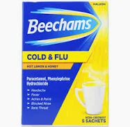 Beechams Cold & Flu Hot Lemon & Honey