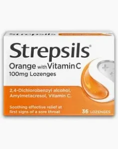 Strepsils Orange and Vitamin C