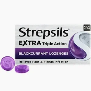 Strepsils Extra Triple Action Blackcurrant