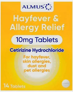 Almus Hayfever & Allergy Relief Tablets