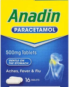 Anadin Paracetamol Tablets