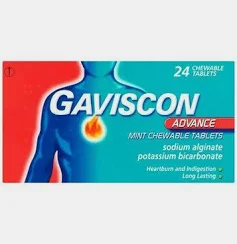 Gaviscon Advance Mint Chewable Tablets