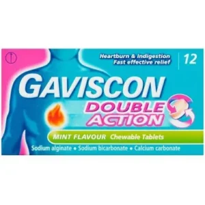 Gaviscon Double Action Mint Flavour Chewable Tablets