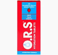 O.R.S Hydration Strawberry Soluble Tablets