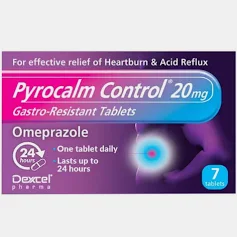 Pyrocalm Control Gastro-Resistant Tablets - 7 Pack