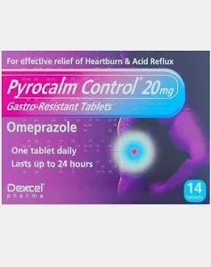 Pyrocalm Control Gastro-Resistant Tablets - 14 Tablets