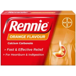 Rennie Orange Flavour - 24 Tablets