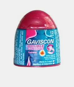 Gaviscon Double Action Mint Flavour Chewable Tablets