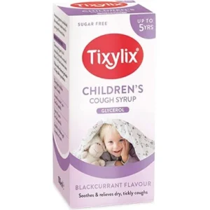 Tixylix Children's Cough Syrup Blackcurrant Sugar Free