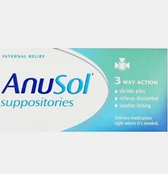Anusol Suppositories - 12 Pack