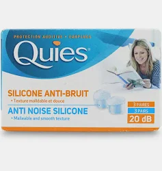 Quies Anti-Noise Silicone Ear Plugs