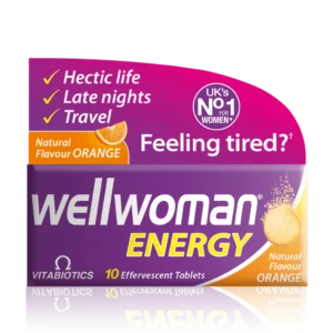 Vitabiotics Wellwoman Energy Effervescent Tablets Orange
