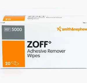 Zoff Adhesive Remover Wipes