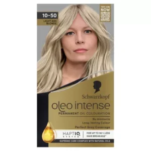 Schwarzkopf Oleo Intense 10-50 Light Ash Blonde Hair Dye