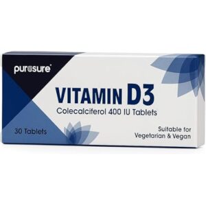 Purosure Vitamin D3 Colecalciferol 400 IU Capsules