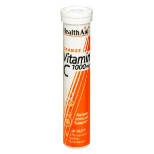 HealthAid Vitamin C 1000mg Orange Effervescent Tablets