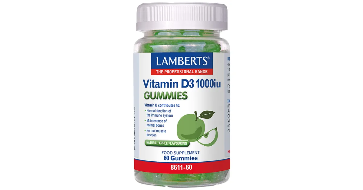 Lamberts D3 1000iu Gummies