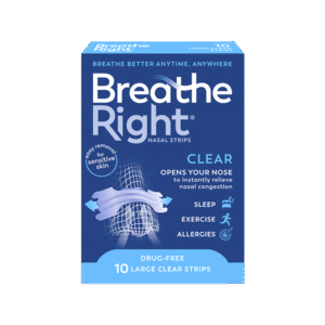 Breathe Right Clear Nasal Strips Large