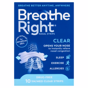 Breathe Right Clear Nasal Strips Small/Medium