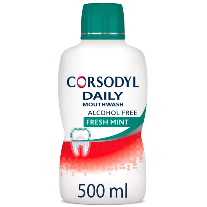 Corsodyl Daily Mouthwash Freshmint Alcohol Free