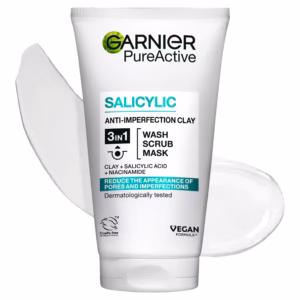 Garnier Pure Active 3-in-1 Clay Mask Scrub Wash