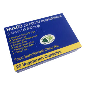 HuxD3 20,000IU Colecalciferol Capsules