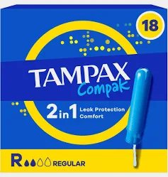 Tampax Compak Regular Tampons