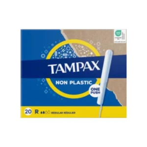 Tampax Non-Plastic Regular Tampons