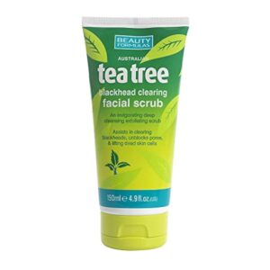Beauty Formulas Tea Tree Blackhead Clearing Facial Scrub