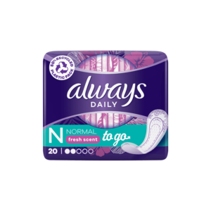 Always Daily Normal To Go Fresh Panty Liners