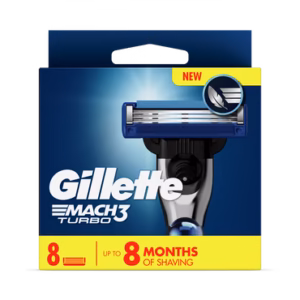 Gillette Mach3 Turbo Razor Blade Refills