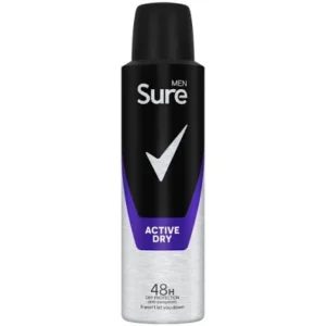 Sure Men Active Dry Aerosol Anti-Perspirant Deodorant